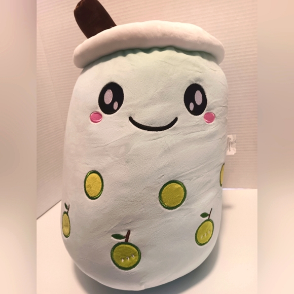 Light green lime beverage soft pillow/toy - Picture 4 of 7